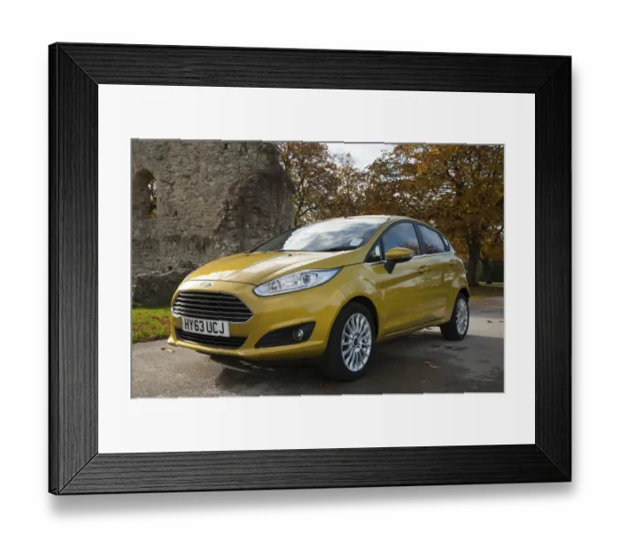 Framed Print : 2013 model Ford Fiesta Econetic Framed Print : 2013 model Ford Fiesta Econetic