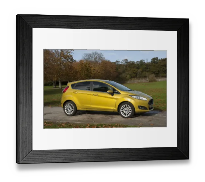 Framed Print : 2013 model Ford Fiesta Econetic Framed Print : 2013 model Ford Fiesta Econetic