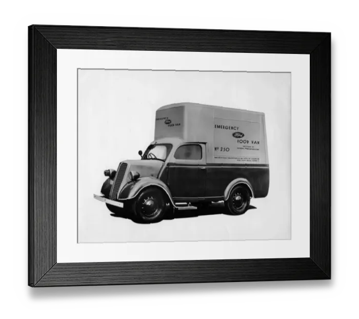Framed Print : Ford E83W 10cwt emergency food van 1943 Framed Print : Ford E83W 10cwt emergency food van 1943