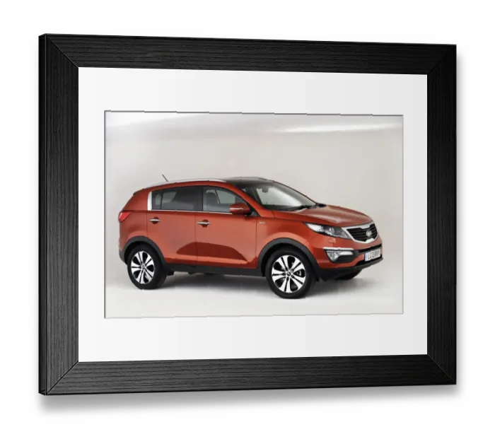 Framed Print : 2013 Kia Sportage Framed Print : 2013 Kia Sportage