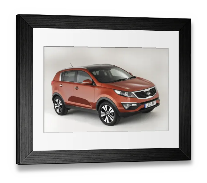 Framed Print : 2013 Kia Sportage