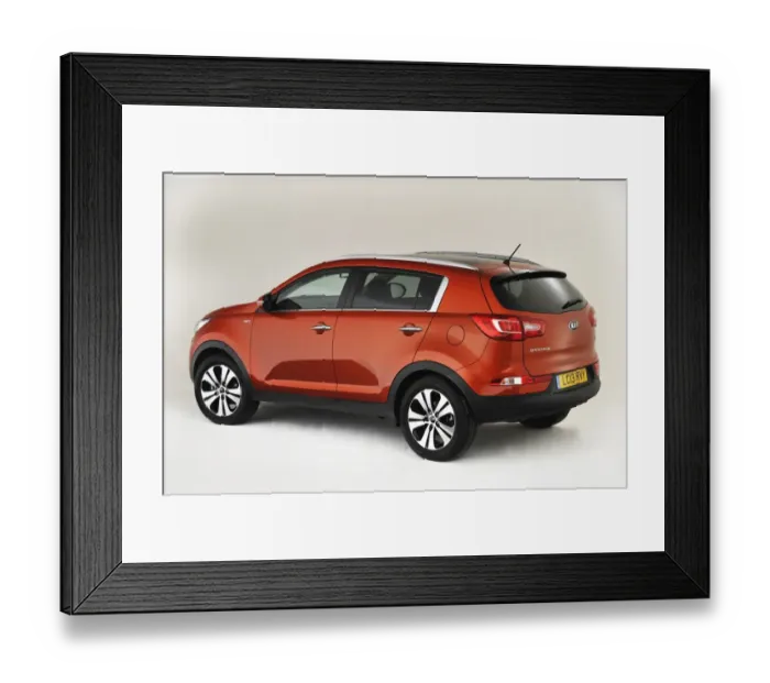 Framed Print : 2013 Kia Sportage Framed Print : 2013 Kia Sportage