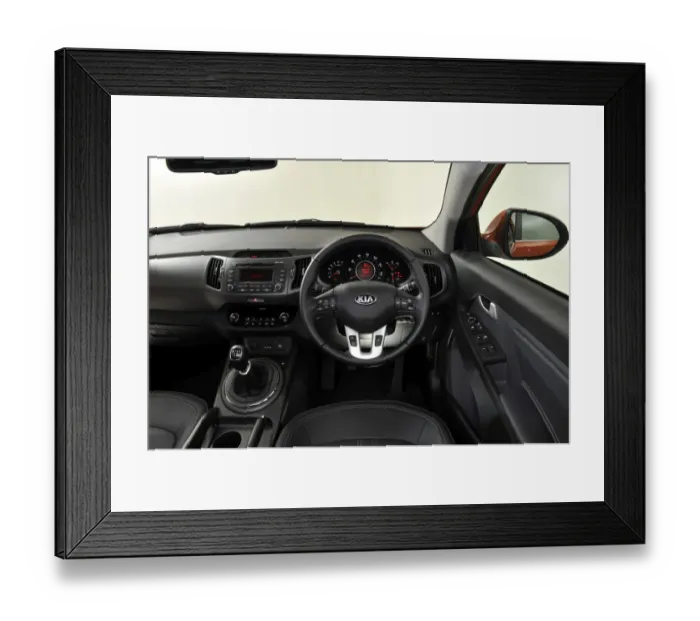 Framed Print : 2013 Kia Sportage Framed Print : 2013 Kia Sportage