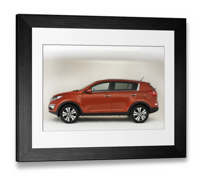 Framed Print : 2013 Kia Sportage Framed Print : 2013 Kia Sportage