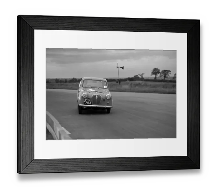 Framed Print : Austin A35 750MC 6 hour relay race Silverstone 17. 8. 57