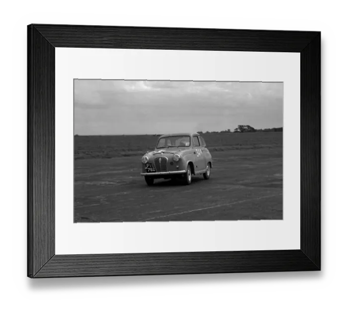 Framed Print : Austin A35 750MC 6 hour relay race Silverstone 17. 8. 57
