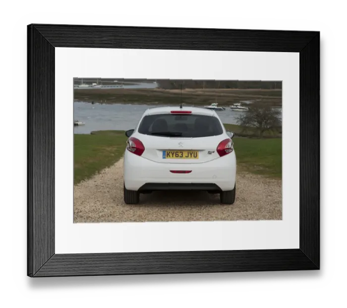Framed Print : E01519 2014 Peugeot 208 Framed Print : E01519 2014 Peugeot 208