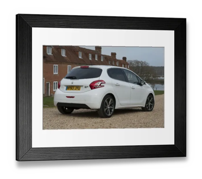 Framed Print : E01519 2014 Peugeot 208 Framed Print : E01519 2014 Peugeot 208