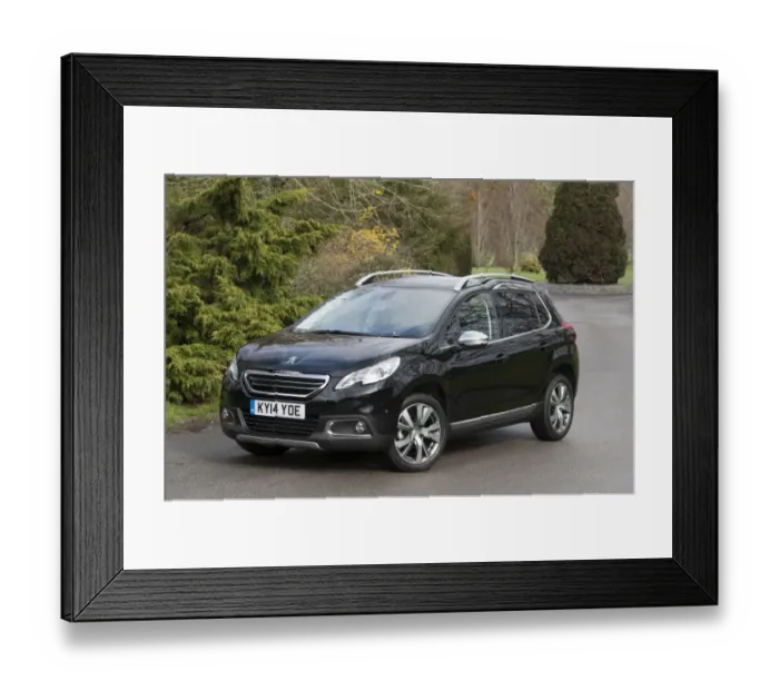 Framed Print : E01521 2014 Peugeot 2008 HDI Feline SUV Framed Print : E01521 2014 Peugeot 2008 HDI Feline SUV