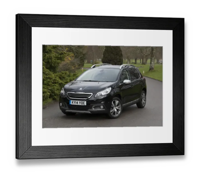 Framed Print : E01521 2014 Peugeot 2008 HDI Feline SUV Framed Print : E01521 2014 Peugeot 2008 HDI Feline SUV