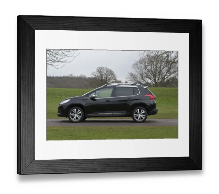 Framed Print : E01521 2014 Peugeot 2008 HDI Feline SUV Framed Print : E01521 2014 Peugeot 2008 HDI Feline SUV