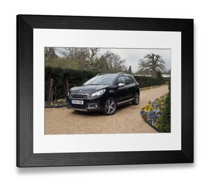 Framed Print : E01521 2014 Peugeot 2008 HDI Feline SUV