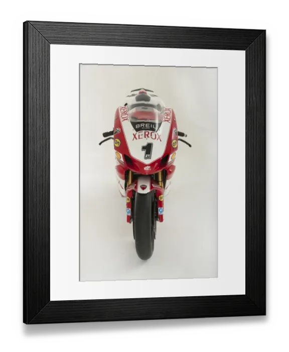 Framed Print : E01525 2006 Ducati 999 XEROX Superbike Framed Print : E01525 2006 Ducati 999 XEROX Superbike