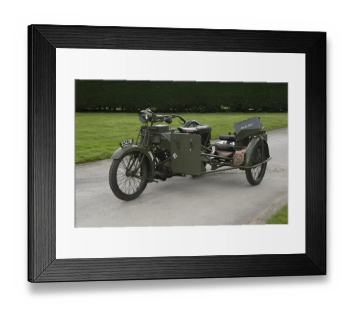 Framed Print : E01527 1917 Vickers Clyno Combination Framed Print : E01527 1917 Vickers Clyno Combination