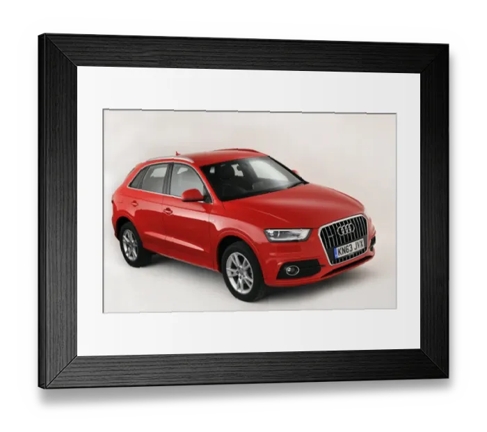 Framed Print : 2013 Audi Q3