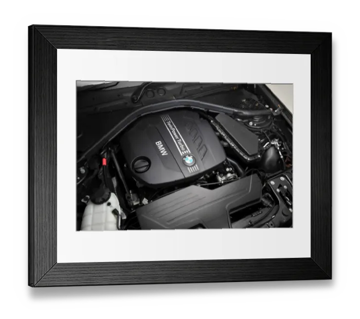 Framed Print : 2012 BMW 118d
