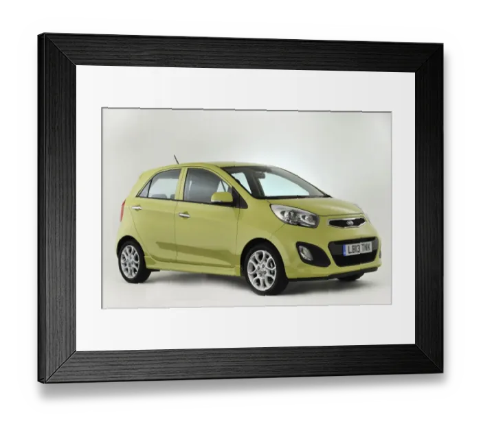 Framed Print : 2013 Kia Picanto