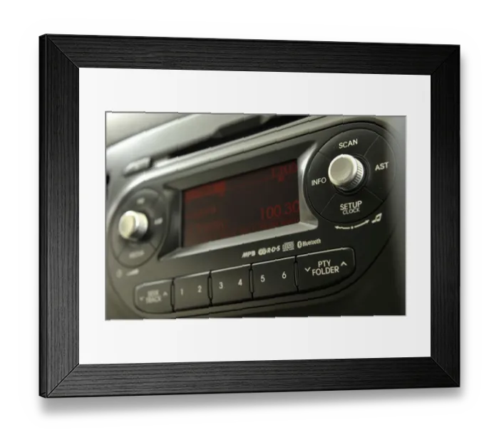 Framed Print : 2013 Kia Picanto