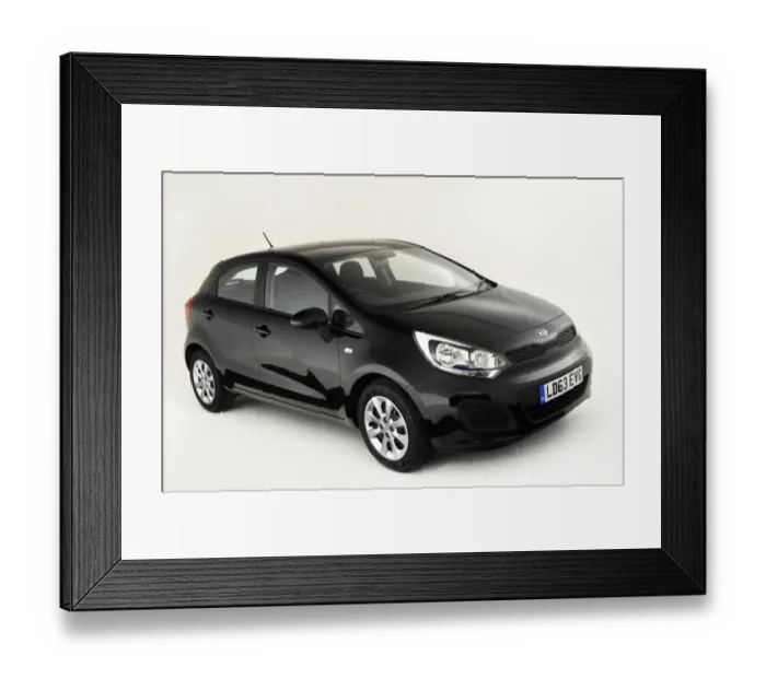 Framed Print : 2013 Kia Rio