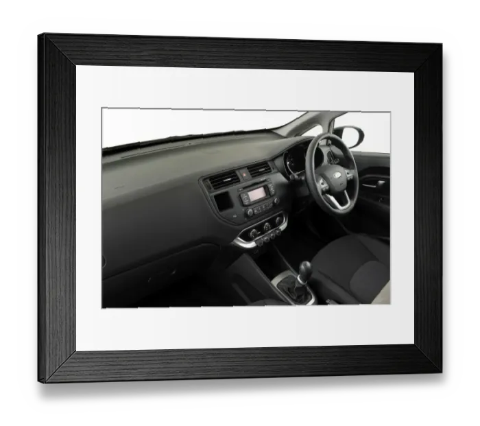 Framed Print : 2013 Kia Rio Framed Print : 2013 Kia Rio