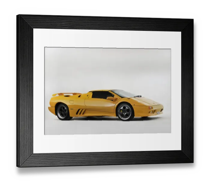 Framed Print : 1996 Lamborghini Diablo VT Roadster Framed Print : 1996 Lamborghini Diablo VT Roadster