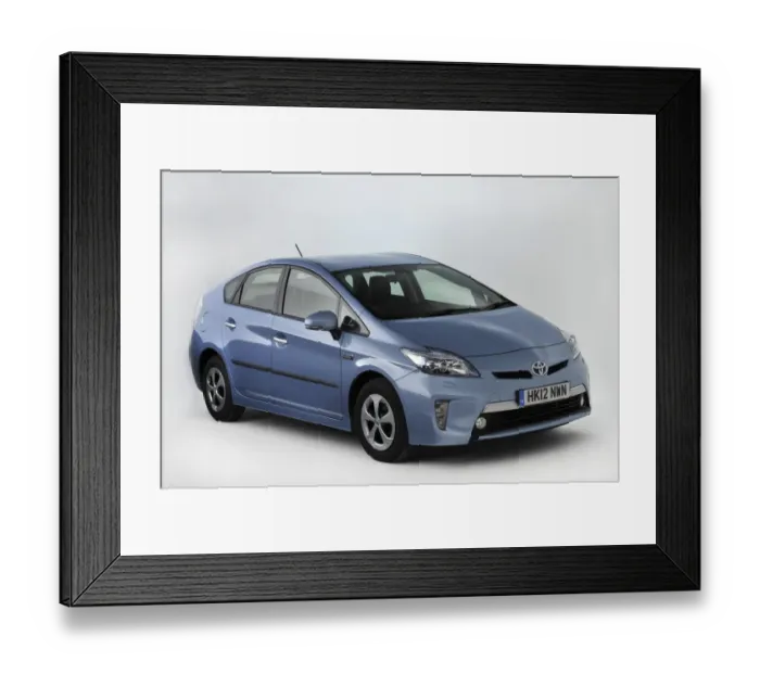 Framed Print : 2012 Toyota Prius