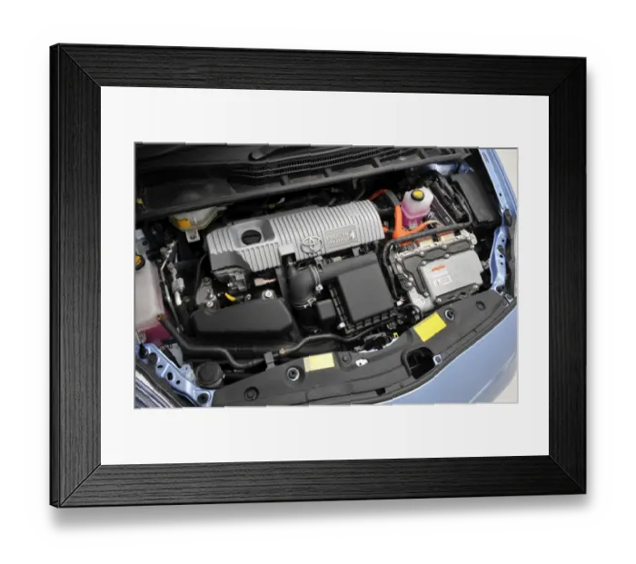 Framed Print : 2012 Toyota Prius