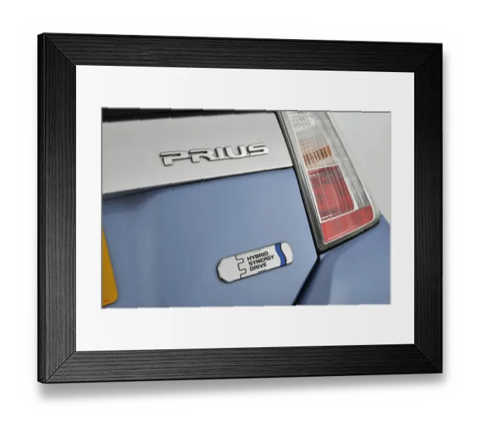 Framed Print : 2012 Toyota Prius Framed Print : 2012 Toyota Prius