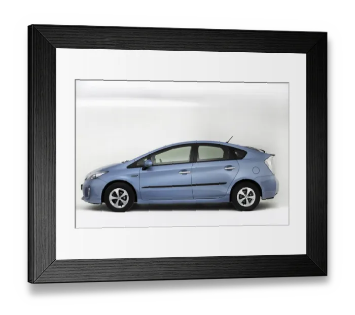 Framed Print : 2012 Toyota Prius