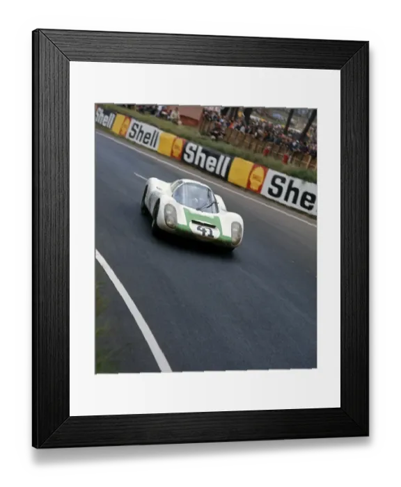 Framed Print : Le Mans 1967. Porsche type 907-6. Siffert & Herrman