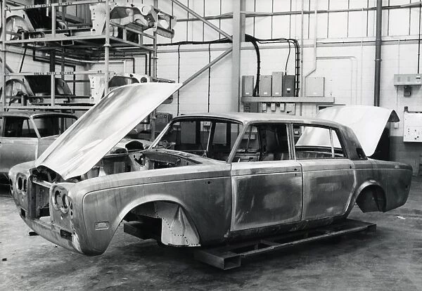 Body of Rolls-Royce car in works