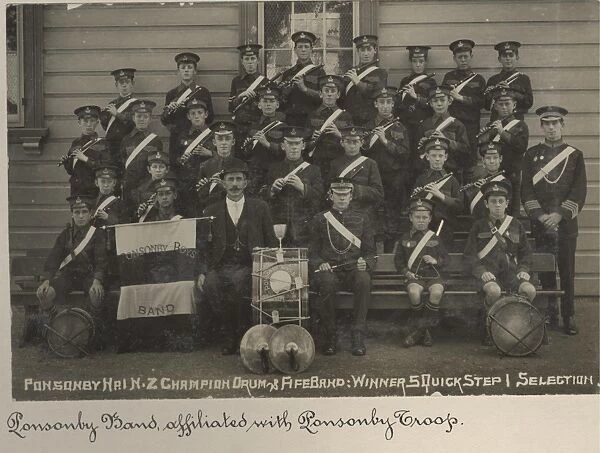 Boy scouts band, Ponsonby, Auckland, New Zealand