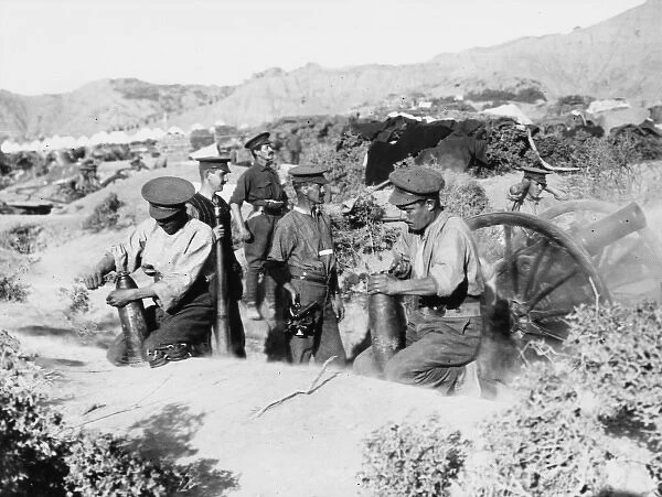 British artillery at Gallipoli WWI
