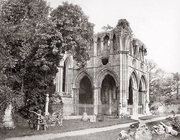 Dryburgh Abbey, near Melrose, Scotland, c. 1870 s