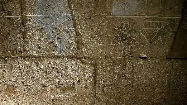 Egypt. Mastaba of Senedjemib Mehi. Interior. Relief depictin