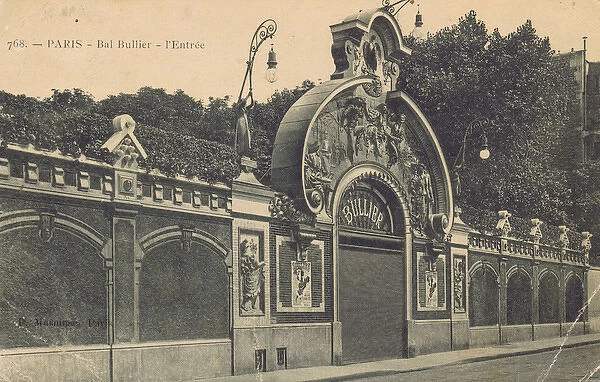The entrance to the Bal Bullier, Paris