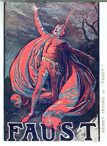 Faust by W. G. Wills - Henry Irving as Mephistopheles