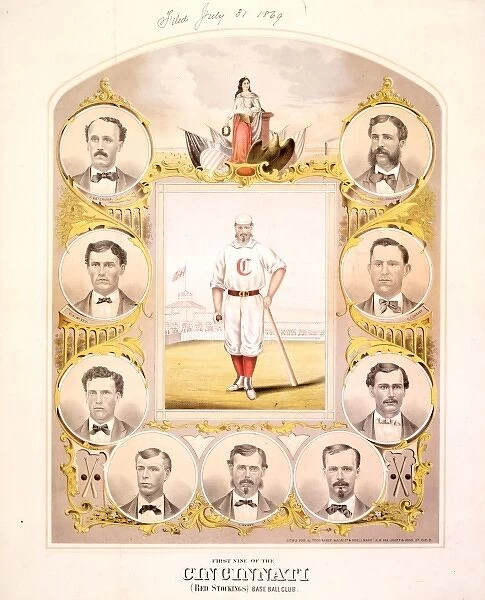 First Nine of the Cincinnati (Red Stockings) Base Ball Club