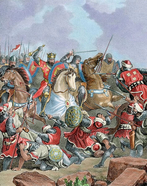 History of Spain. Battle of river Salado (30 october 1340)
