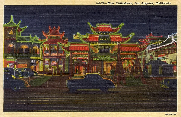 New Chinatown, Los Angeles, California, USA