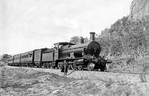 New South Wales Australia P class steam train