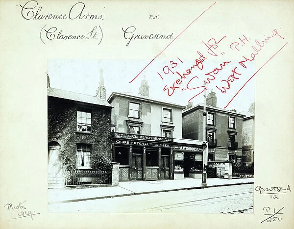 Photograph of Clarence Arms, Gravesend, Kent
