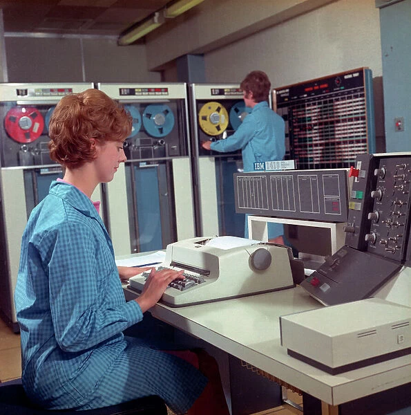 Promotional photograph for the IBM 1410