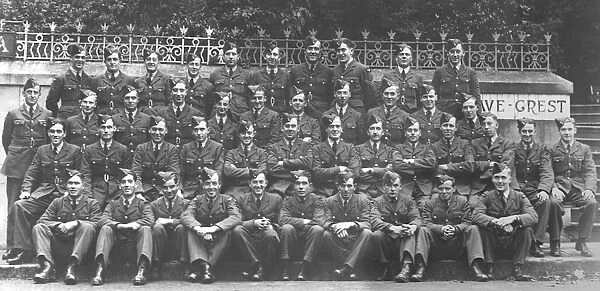 RAF group photo. Marked