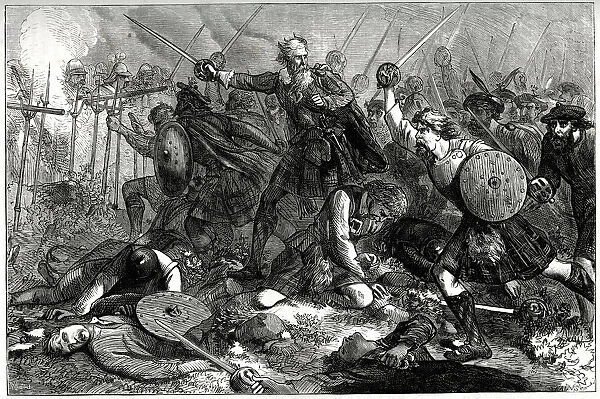 Sir Hector Maclean of Duart, 2nd Baronet of Morvern, leading the charge at the Battle of
