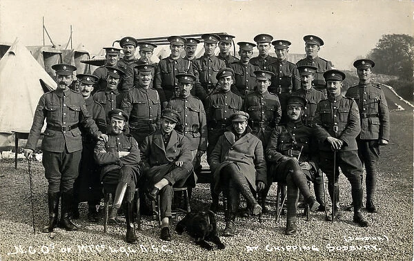 World War One NCOs, Chipping Sodbury, Gloucestershire