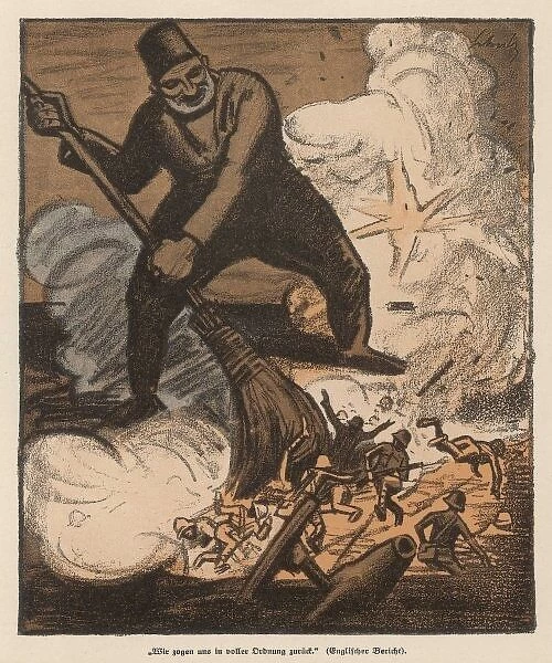 Ww1 Cartoon  /  Turks 1916