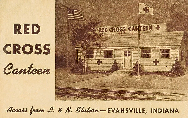 WW2 - Red Cross Canteen - Evansville, Indiana, USA