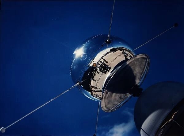 Vanguard Satellite SLV-2 Being Examined at Cape Canaveral