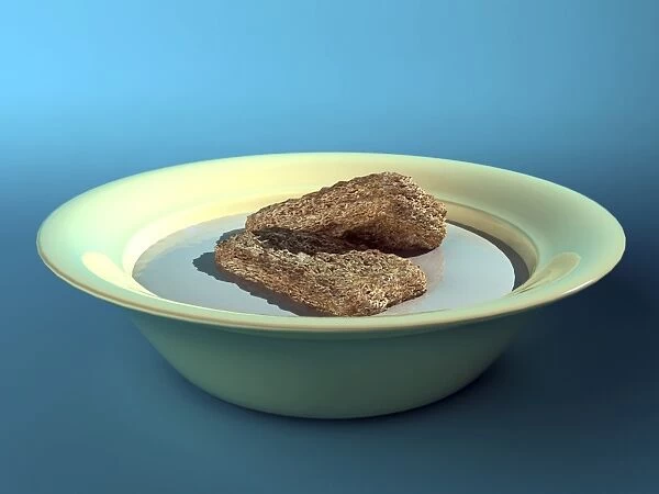 Breakfast cereal, computer artwork